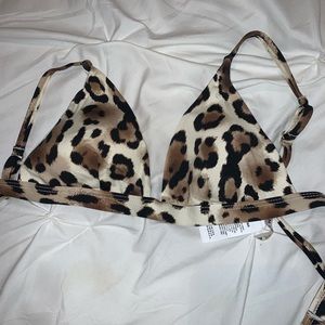 Vitamin A Snow Leopard - Cheetah Bikini Top